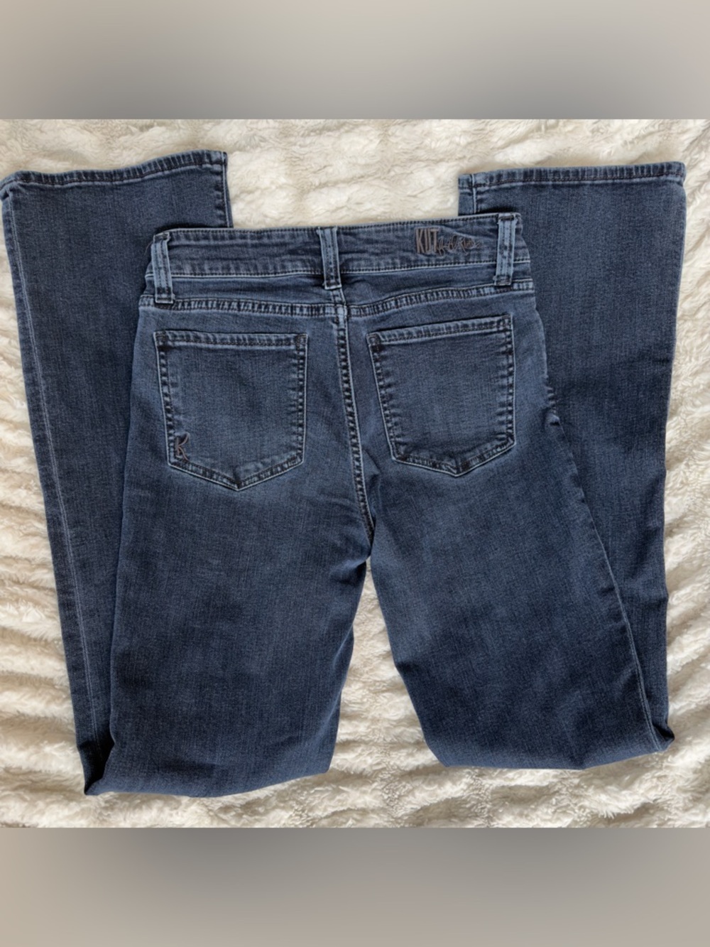 Kut from the Kloth Nicole Bootcut Jeans | Size 4 | Medium Wash Stretch Denim Y2K - Picture 3 of 10